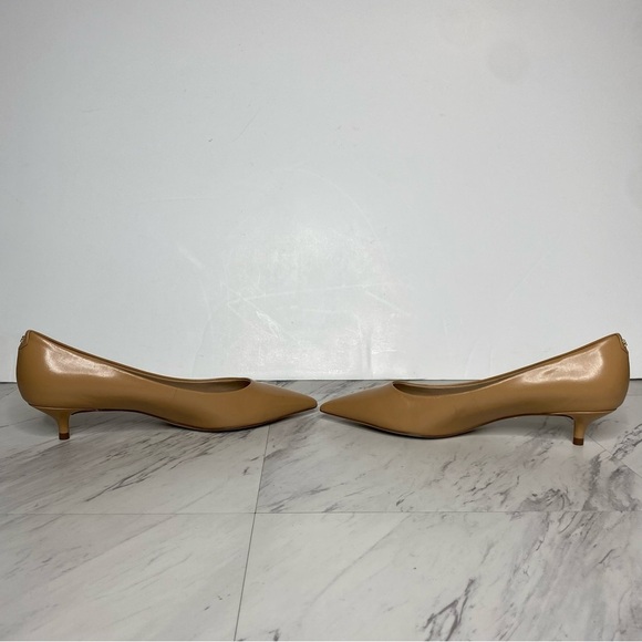 Sam Edelman Franci Pointed Toe Tan Light Brown Leather Pump 8 1/2 M - Picture 5 of 15